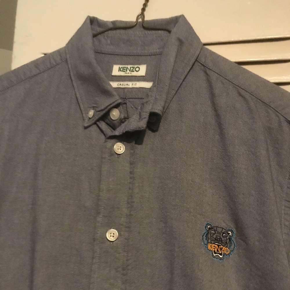 Kenzo Mini Tiger Denim Shirt